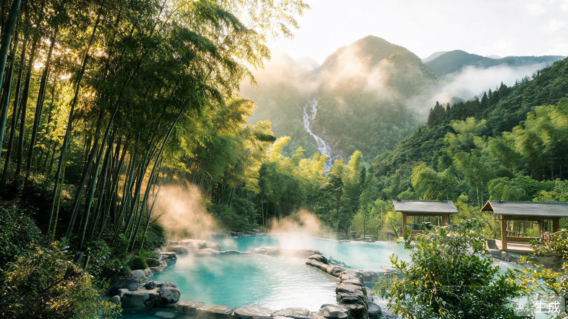 临安湍口温泉避暑攻略，泡冷泉漂激流自驾2小时