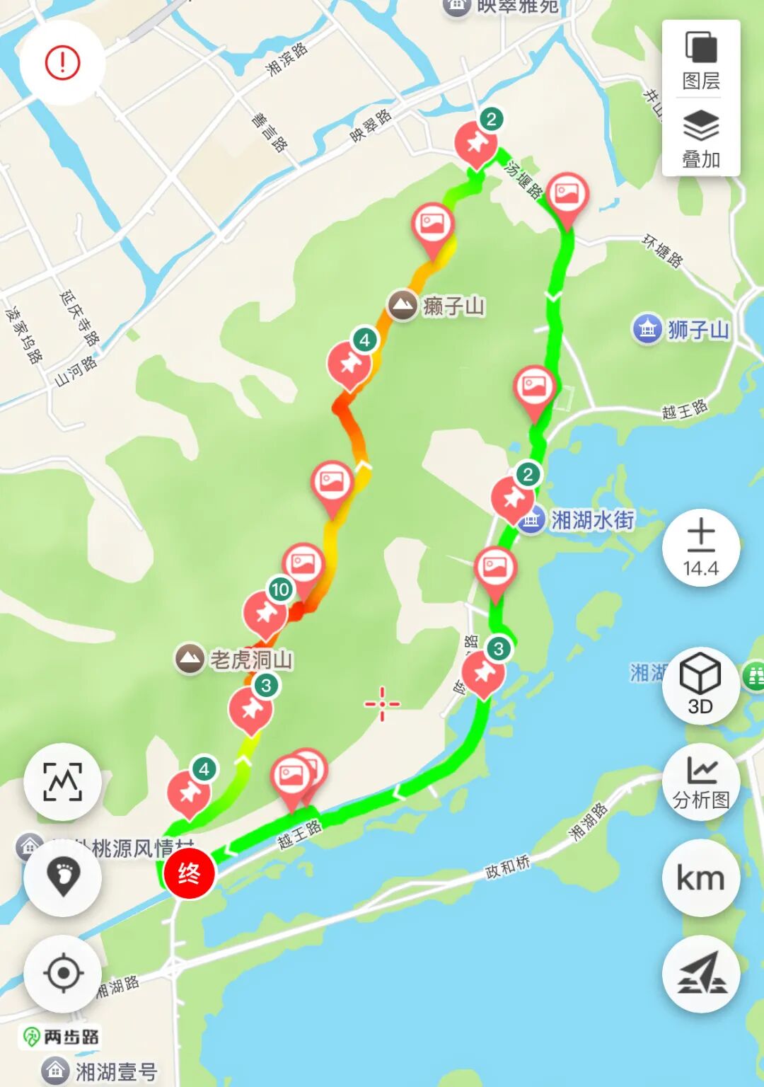 美哭了！徒步半小时登顶就可以俯瞰整个湘湖美景｜杭州老虎洞山7km带娃徒步太赞了