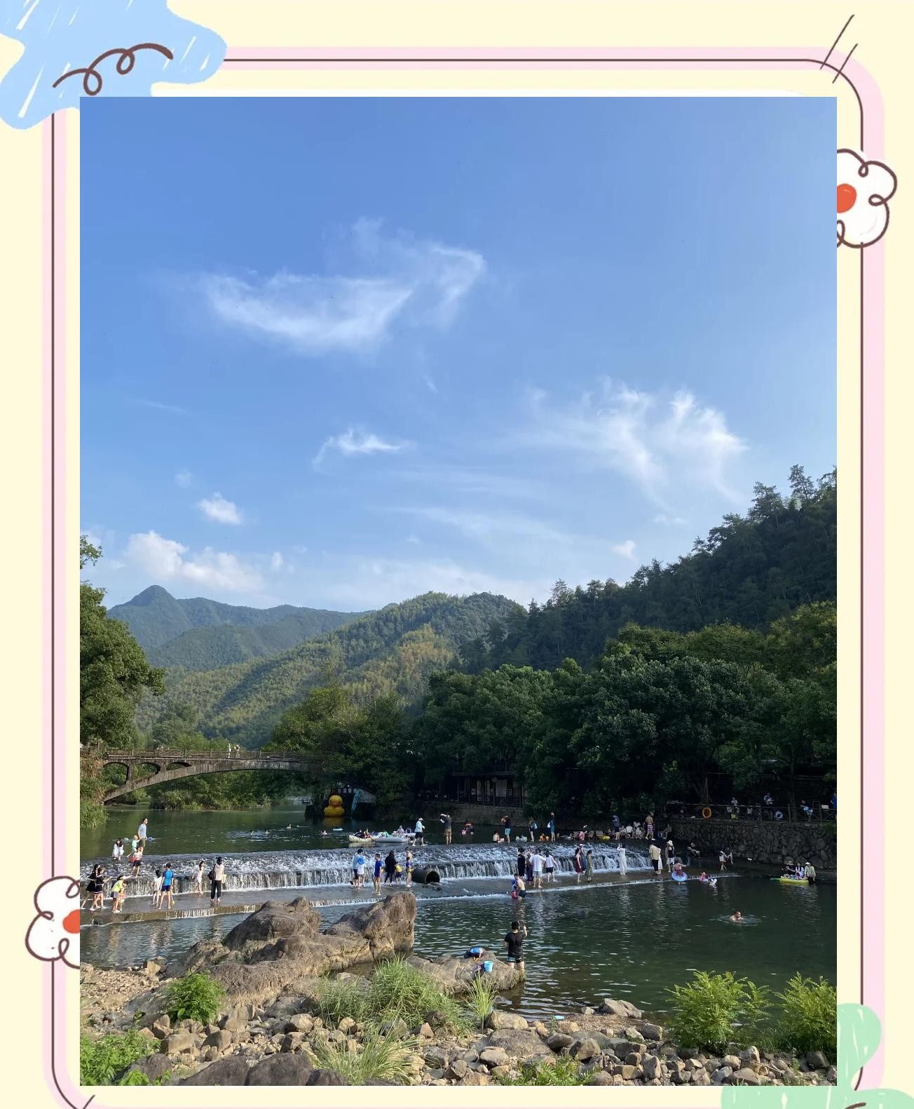 桐庐茆坪村溯溪攻略，杭州1h直达免费玩水