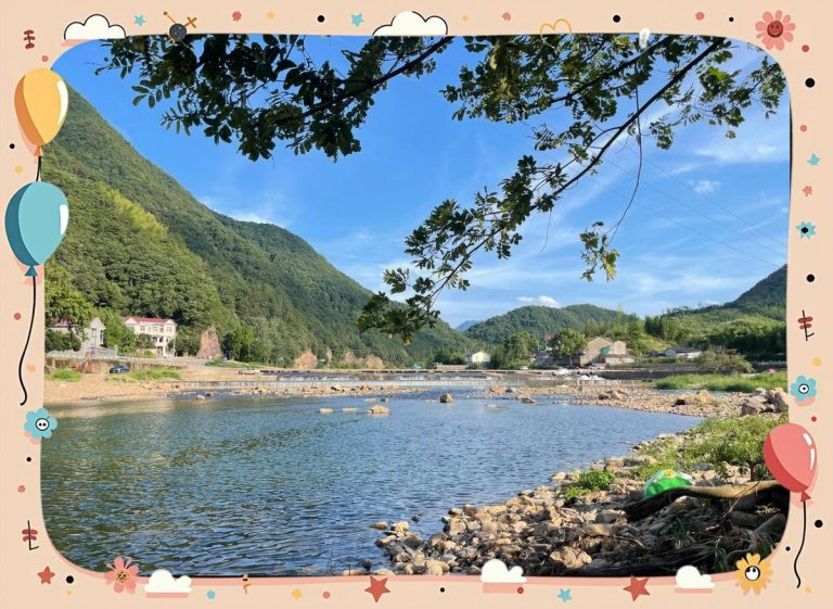 富阳那条溪，比龙鳞坝凉快一整倍