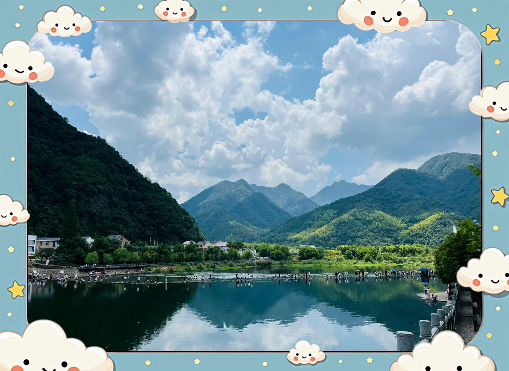 富阳梅州坝玩水攻略,龙鳞坝旁1km人少免费清凉地