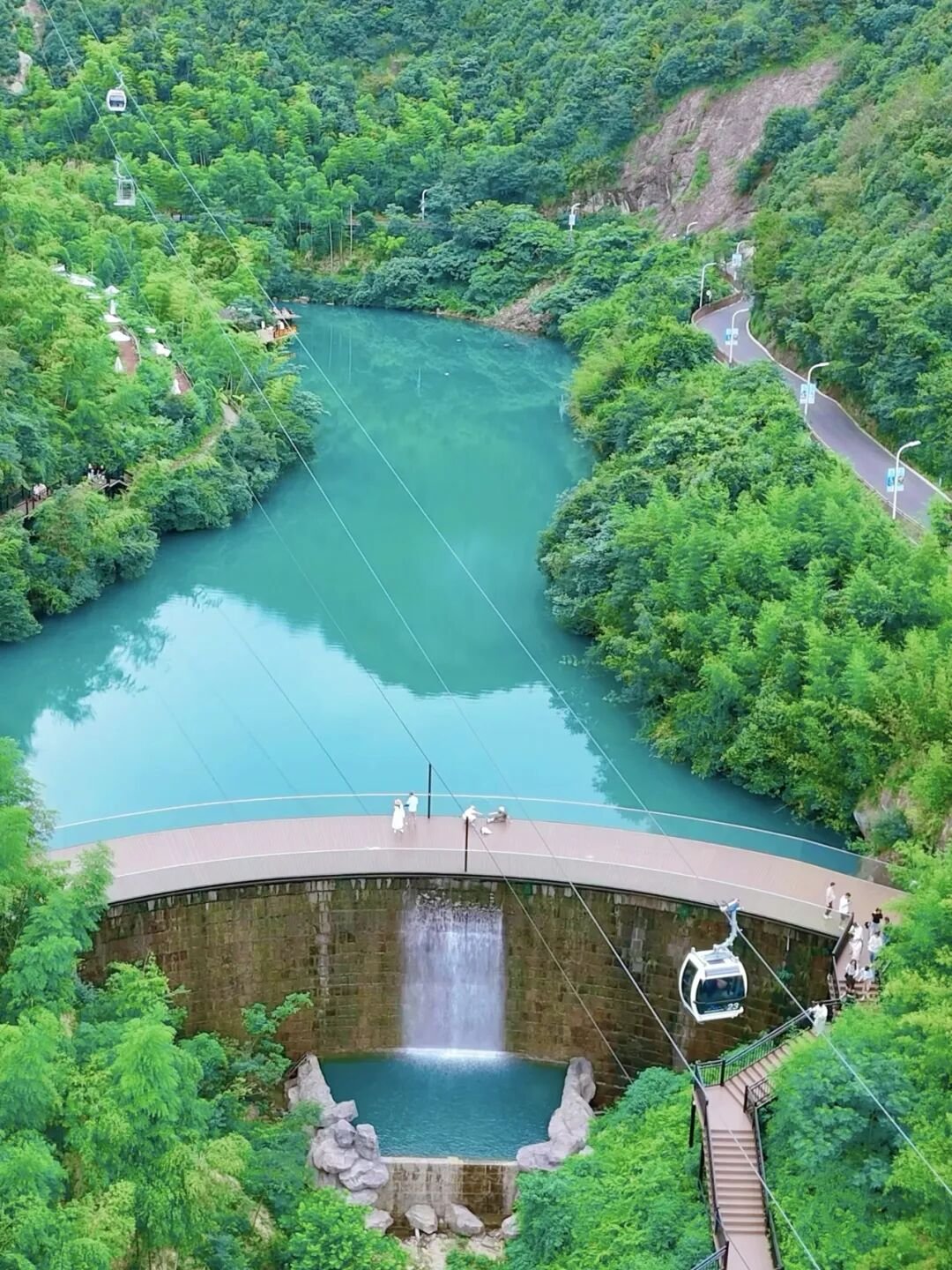 莫干山瑶坞，索道漂流全项目