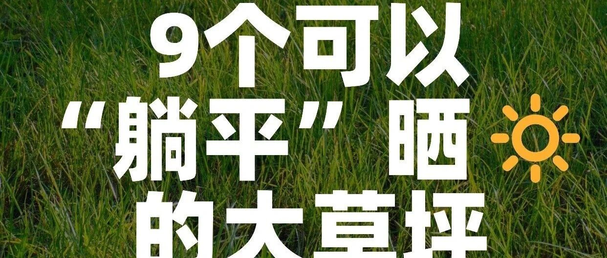 杭州9个免费草坪｜躺平 + 发呆，松弛感拉满！收藏
