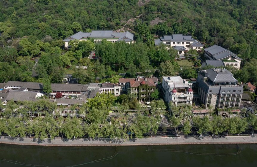 西湖山庄航拍