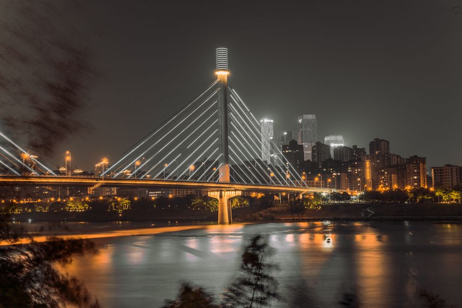 桥西直街弄堂小路夜晚灯笼光