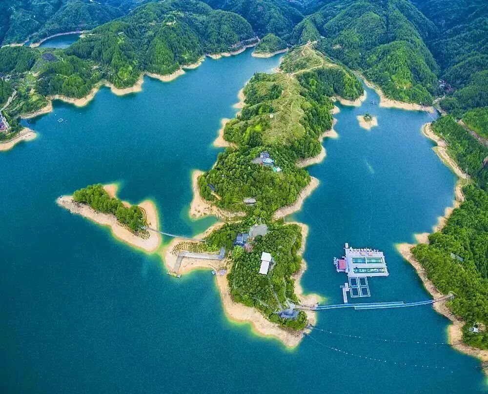 云和湖仙宫航拍